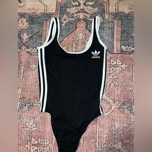 Adidas bodysuit with open back